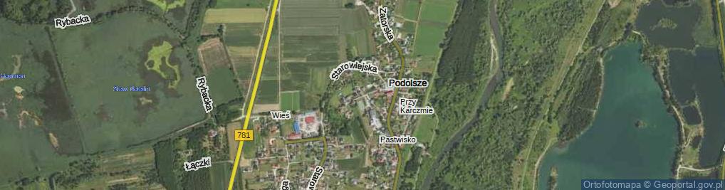 Zdjęcie satelitarne Gimnazjalna ul.