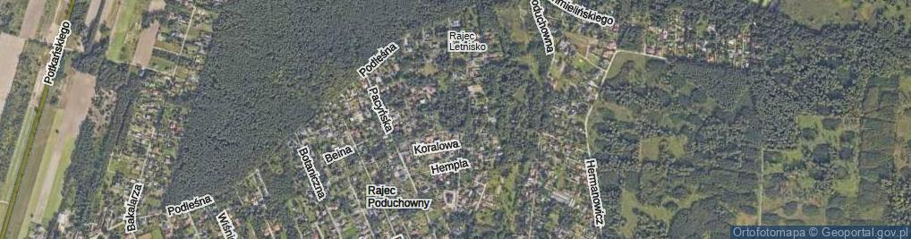 Zdjęcie satelitarne Gierymskich Aleksandra i Maksymiliana ul.