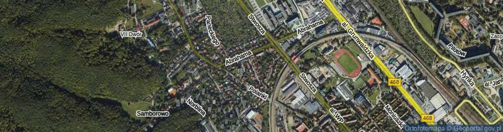 Zdjęcie satelitarne Głogowska ul.