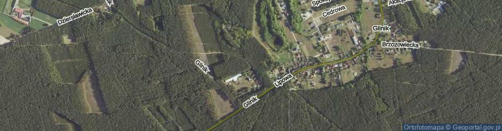 Zdjęcie satelitarne Glinik ul.