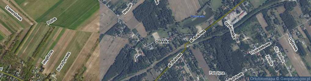 Zdjęcie satelitarne Glinnik ul.