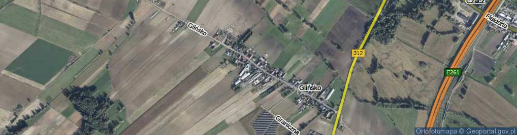 Zdjęcie satelitarne Glińsko ul.