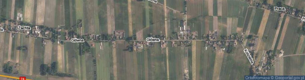 Zdjęcie satelitarne Główna ul.