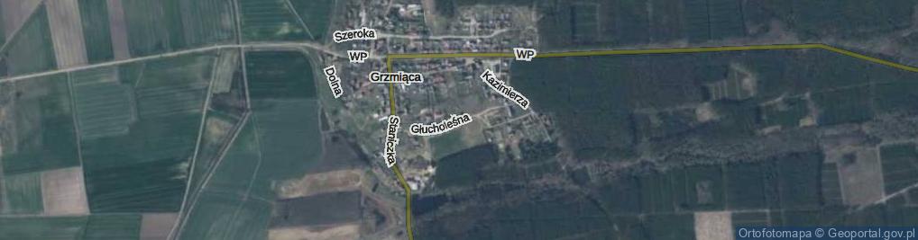 Zdjęcie satelitarne Głucholeśna ul.