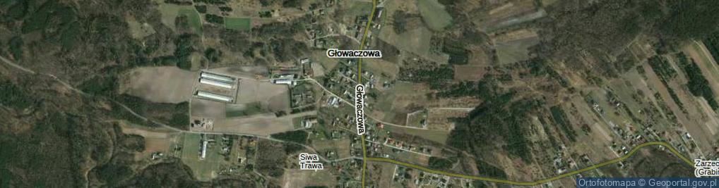 Zdjęcie satelitarne Głowaczowa ul.