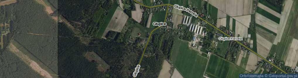 Zdjęcie satelitarne Głupice ul.