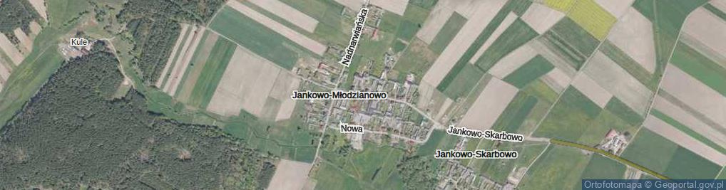 Zdjęcie satelitarne Główna ul.
