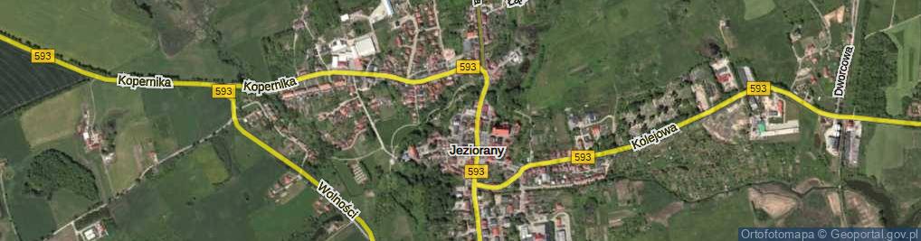Zdjęcie satelitarne Głowackiego ul.