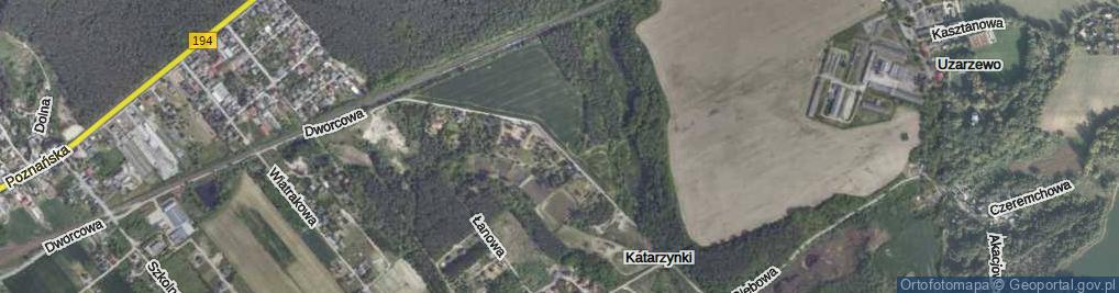 Zdjęcie satelitarne Glebowa ul.