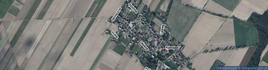 Zdjęcie satelitarne Główna ul.