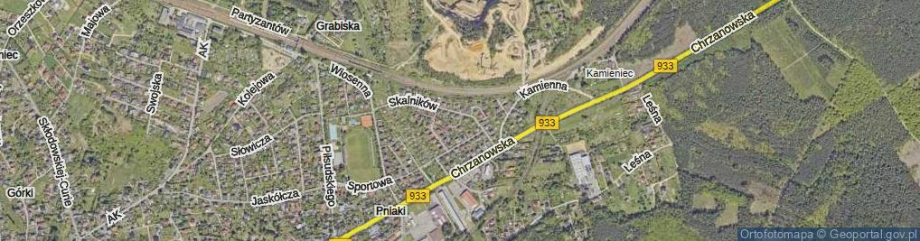 Zdjęcie satelitarne Głogowa ul.