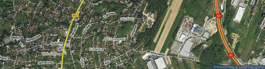Zdjęcie satelitarne Głogowa ul.