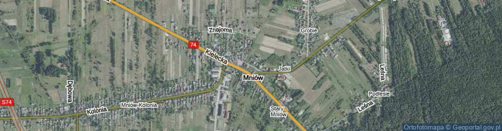 Zdjęcie satelitarne Głęboka ul.