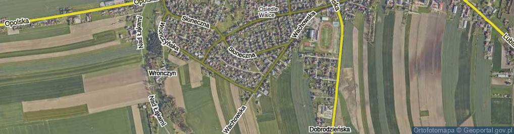 Zdjęcie satelitarne Głogowa ul.