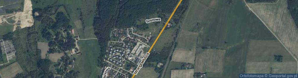 Zdjęcie satelitarne Głogowa ul.