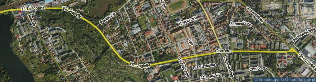 Zdjęcie satelitarne Głowackiego Bartosza ul.