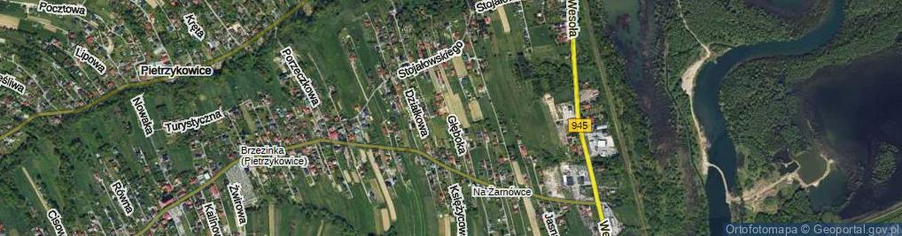 Zdjęcie satelitarne Głęboka ul.