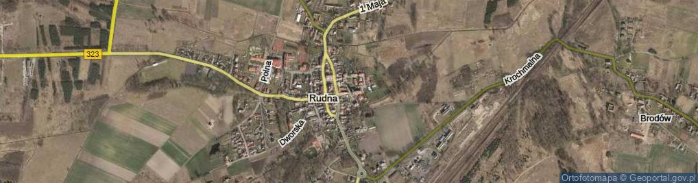 Zdjęcie satelitarne Głucha ul.