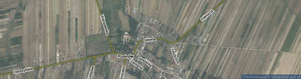 Zdjęcie satelitarne Główna ul.