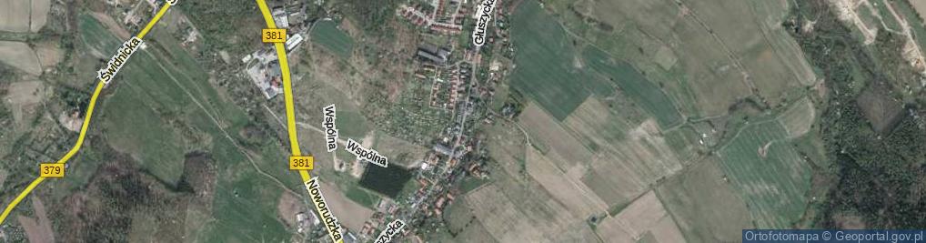 Zdjęcie satelitarne Głuszycka ul.