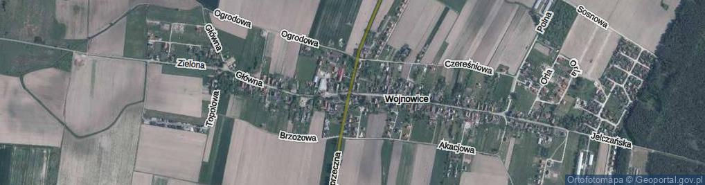Zdjęcie satelitarne Główna ul.
