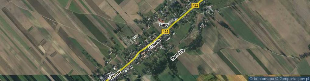 Zdjęcie satelitarne Główna ul.