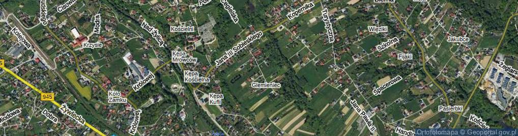 Zdjęcie satelitarne Glemieniec ul.