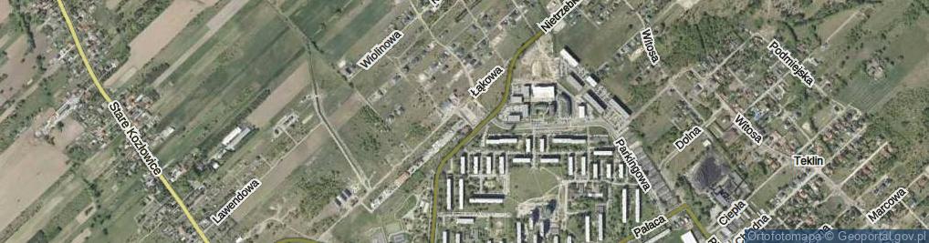 Zdjęcie satelitarne Glebowa ul.