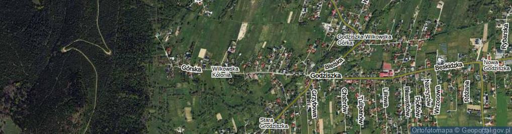 Zdjęcie satelitarne Gminna ul.