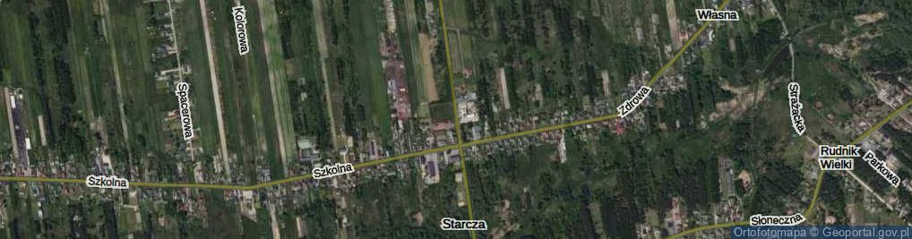 Zdjęcie satelitarne Gminna ul.