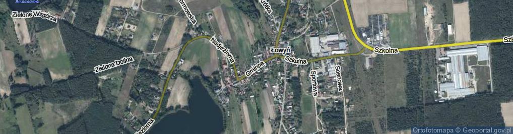 Zdjęcie satelitarne Gminna ul.