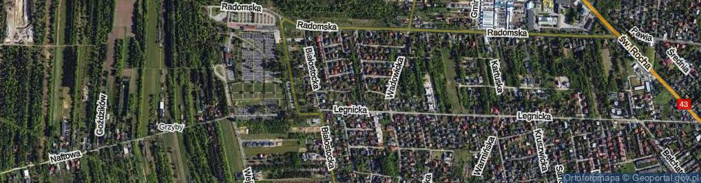 Zdjęcie satelitarne Gnieźnieńska ul.