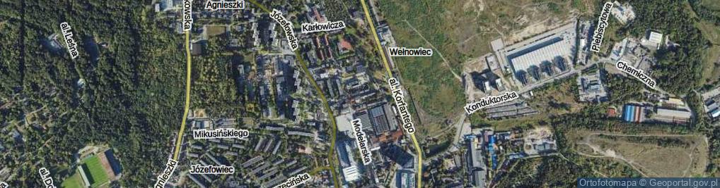 Zdjęcie satelitarne Gnieźnieńska ul.