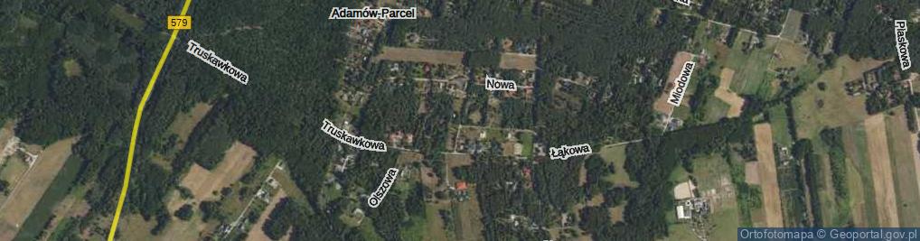 Zdjęcie satelitarne Górna ul.