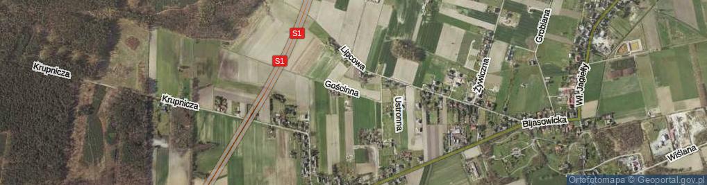 Zdjęcie satelitarne Gościnna ul.
