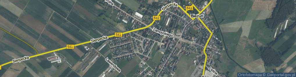 Zdjęcie satelitarne Gołębiowskiego Stefana ul.