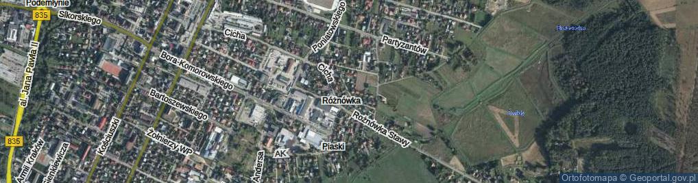 Zdjęcie satelitarne Godebskiego Cypriana ul.