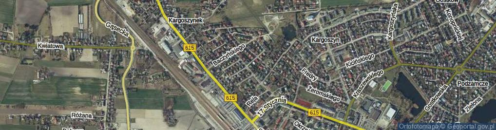 Zdjęcie satelitarne Gombrowicza Witolda ul.