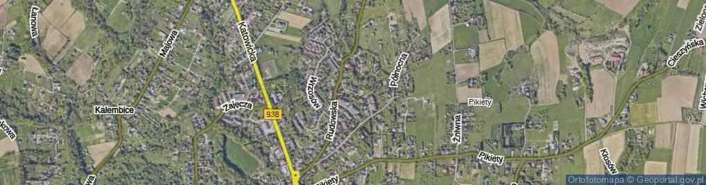 Zdjęcie satelitarne Goździków ul.