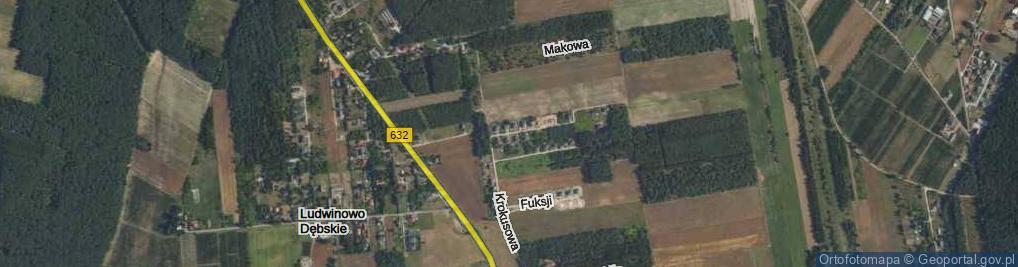 Zdjęcie satelitarne Goździkowa ul.