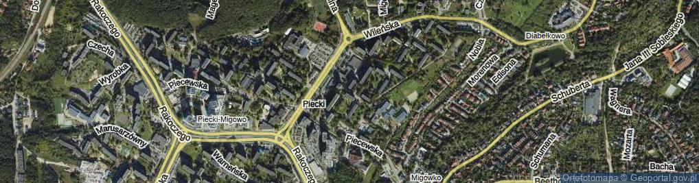 Zdjęcie satelitarne Gojawiczyńskiej Poli ul.