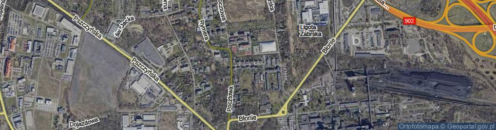 Zdjęcie satelitarne Górników ul.