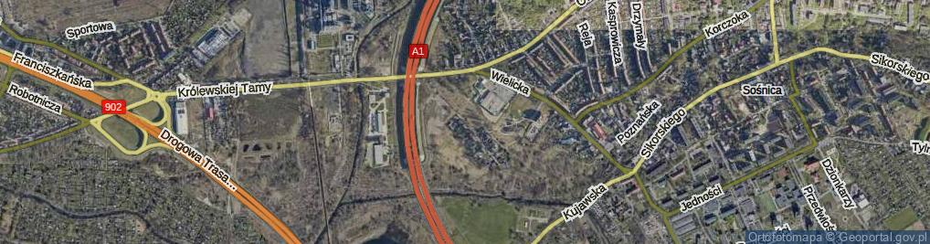 Zdjęcie satelitarne Goduli Karola ul.