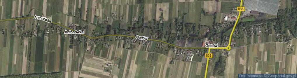 Zdjęcie satelitarne Godów ul.