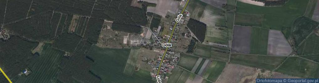 Zdjęcie satelitarne Gola ul.