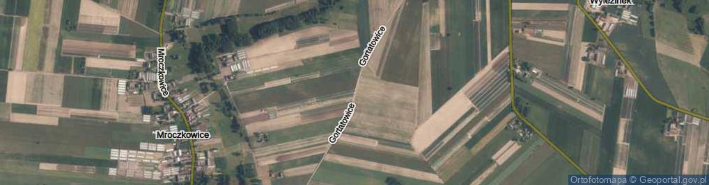 Zdjęcie satelitarne Gortatowice ul.