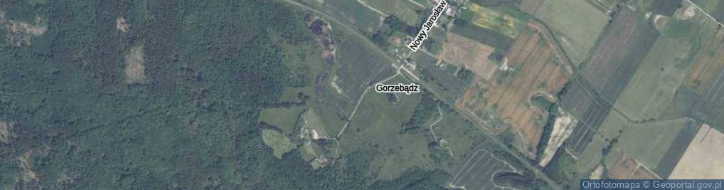 Zdjęcie satelitarne Gorzebądz ul.