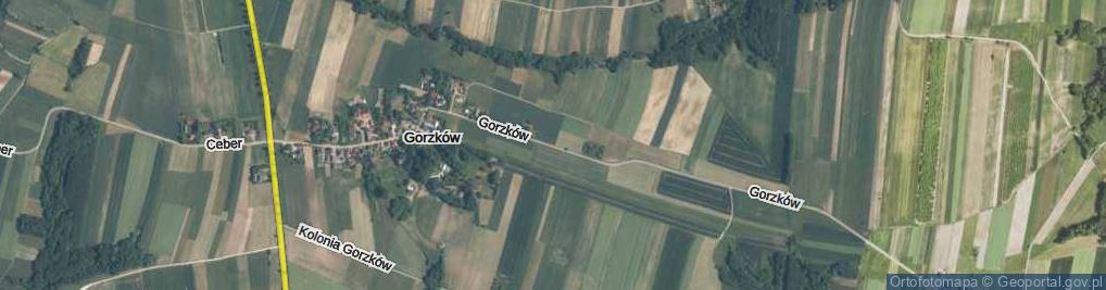 Zdjęcie satelitarne Gorzków ul.