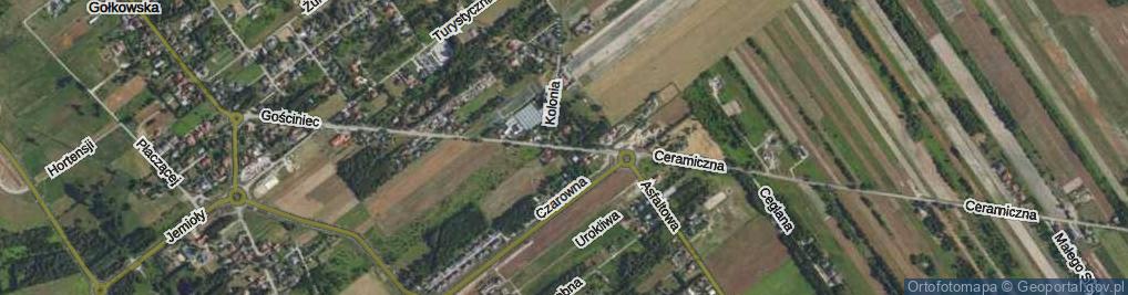 Zdjęcie satelitarne Gościniec ul.