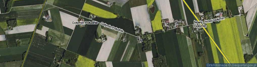 Zdjęcie satelitarne Gołymin-Południe ul.